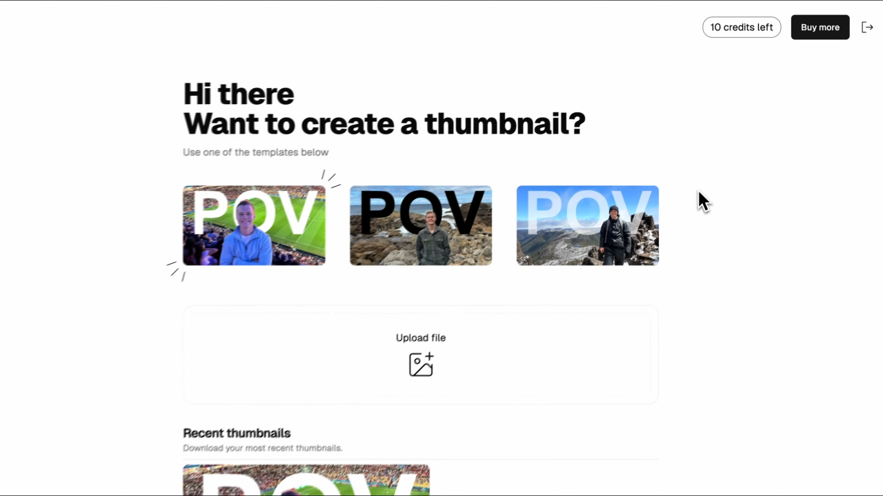 Thumbnail Gallery and Export Features
